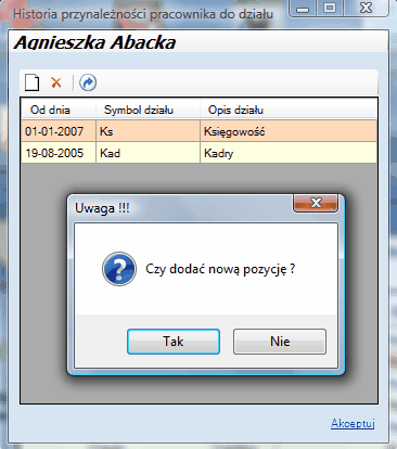 Dane osobowe pracownika_historia_przynaleznosci_do_dzialu